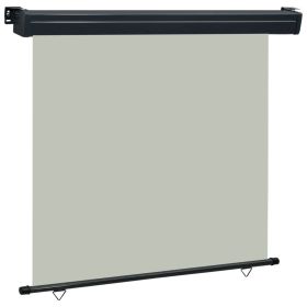 Balcony Side Awning 66.9"x98.4" Gray