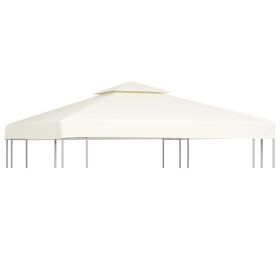 Gazebo Cover Canopy Replacement 1 oz/ftÂ² Cream White 9.8'x9.8'