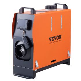 VEVOR Diesel Air Heater, 12V 5KW All-on-one Diesel Heater with Remote Control and LCD, 5L Fuel Tank Portable Diesel Parking Heater