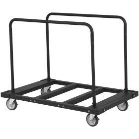 VEVOR Drywall Cart, 1800 LBS Panel Dolly Cart with 45.28" x 29.13" Deck and 5" Swivel Wheels, Heavy-Duty Drywall Sheet Cart, Handling Wall Panel