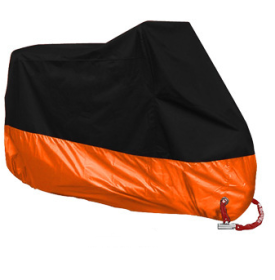 Waterproof Motorcycle Cover (Option: Orange-L)