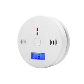 LCD CO Sensor Carbon Monoxide Detector 85dB Sound Independent CO Poisoning Warning Alarm Detector Meter Kitchen Fireplace Indoor (Color: 1PCS, Ships From: CN)